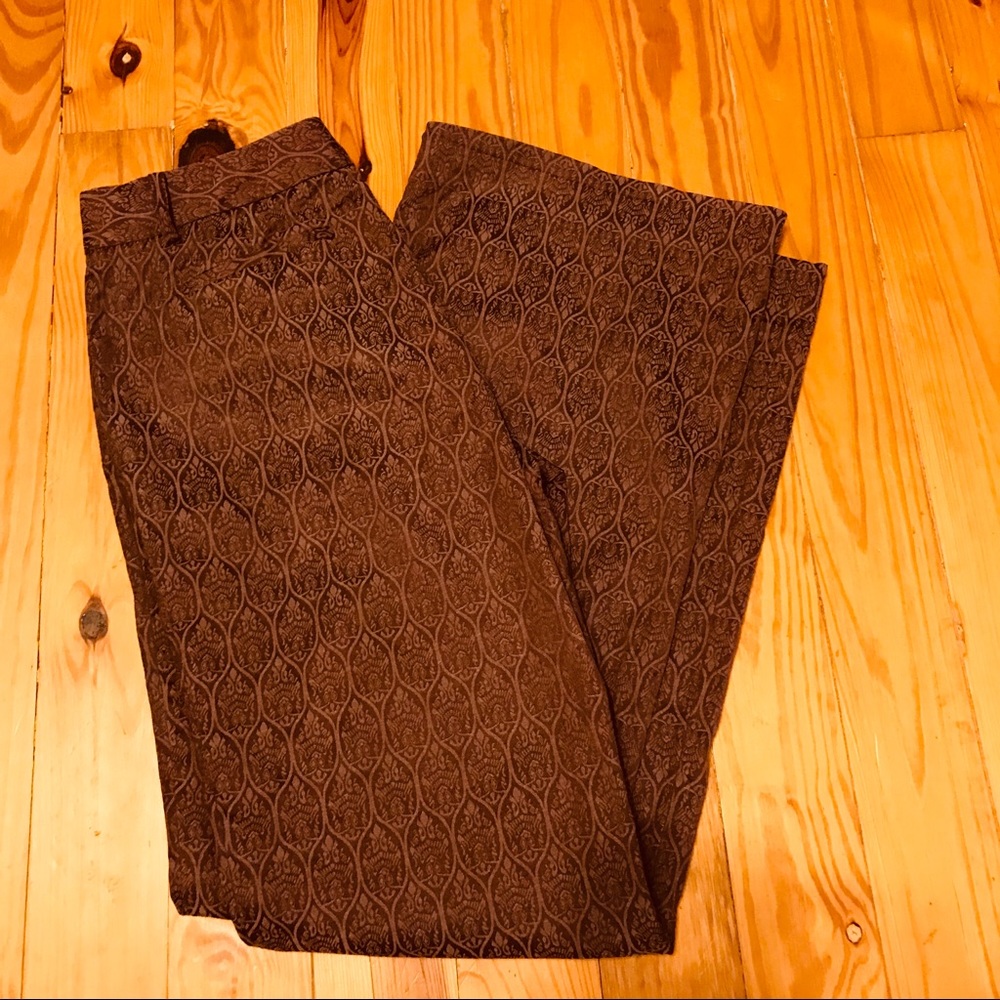 Tahari Patterned Career Pants Size 10